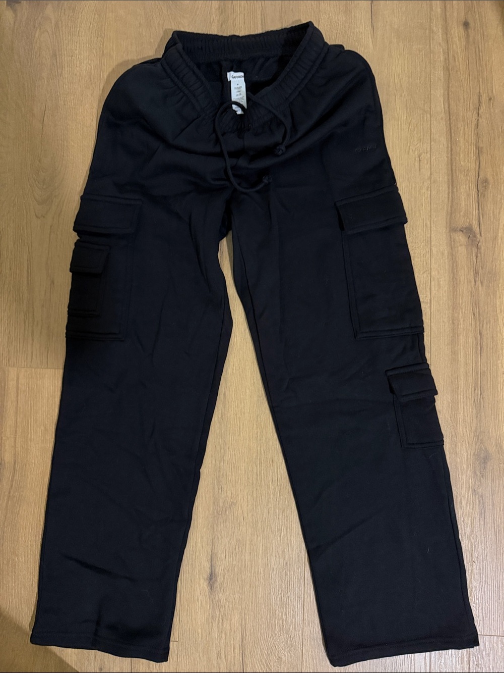 Garage Black Women’s Cargo Joggers with Utility Pockets